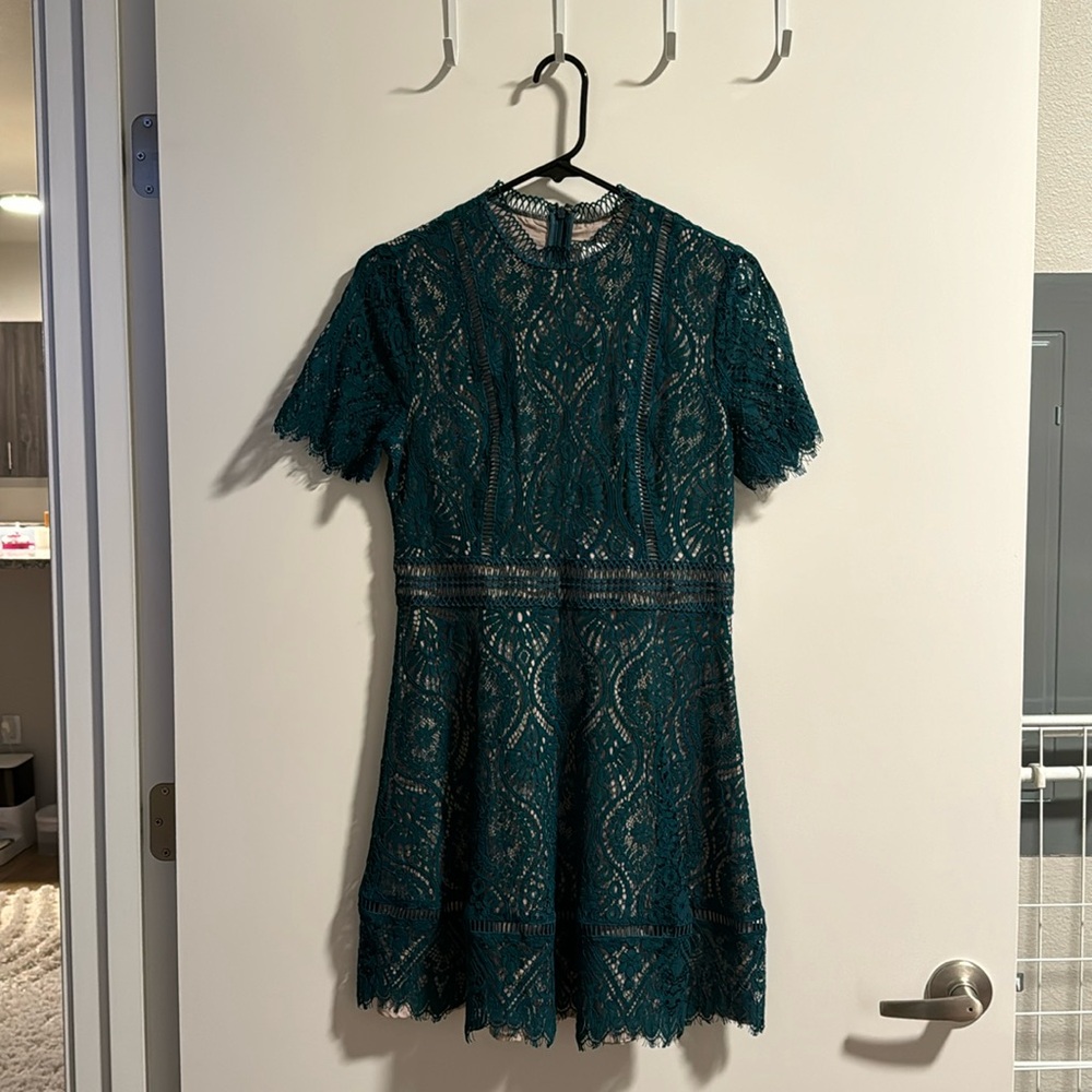Dark Green Dress